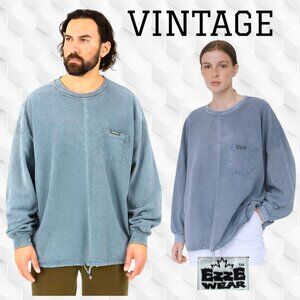 Vintage Ezze Wear “Honey-Komb” Cotton Sweatshirt Gender Neutral Large